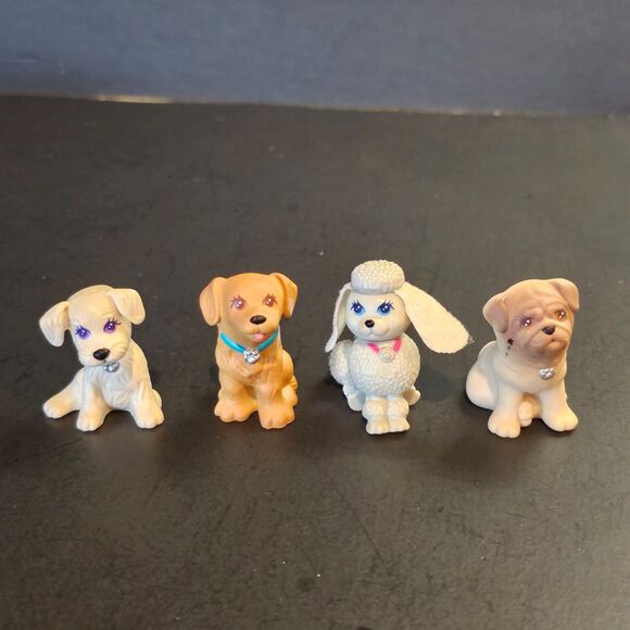 Littlest Pet Shop Other - Set of 4 Vintage Littlest Pet Shop Dogs, 1993 Kenner Poodle Bulldog Retriever